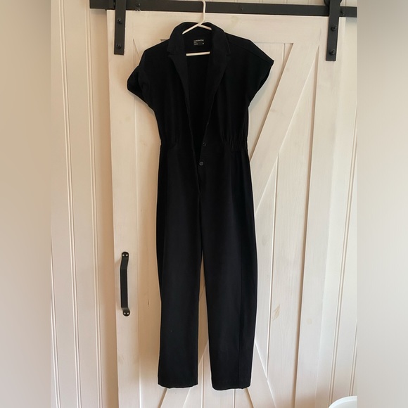 Frank and Oak Flex Commuter Black Jumpsuit Size M - Picture 2 of 3